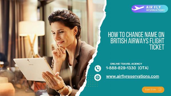Changing a Passenger Name on British Airways: Complete How-To Guide