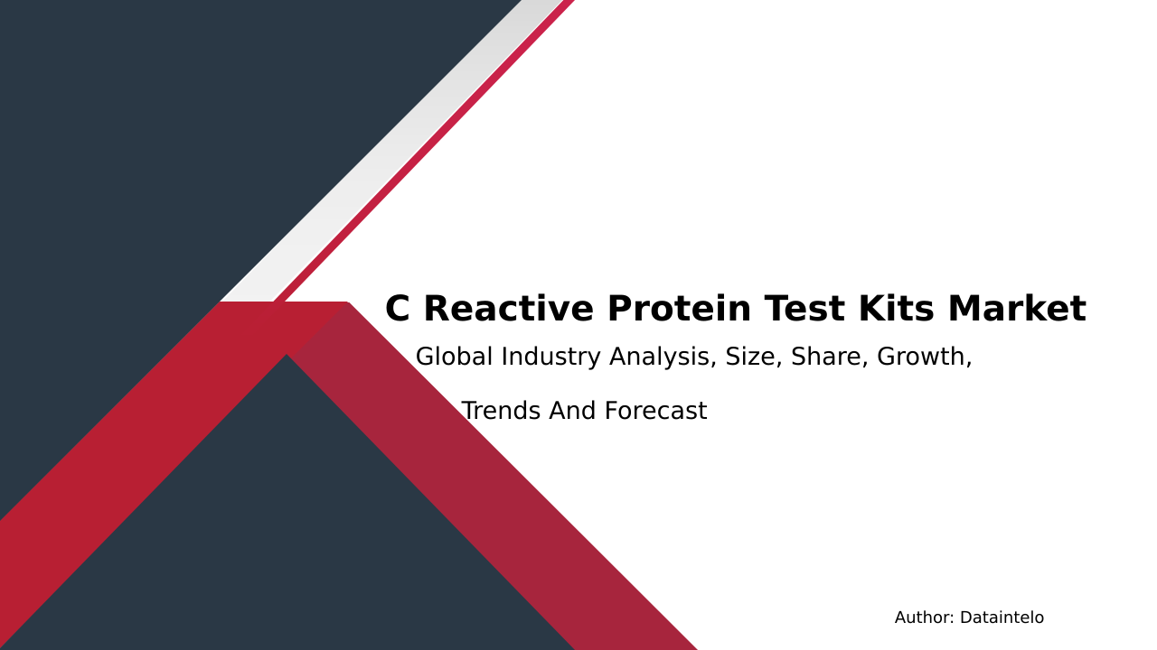 C Reactive Protein Test Kits Market Size Forecast: Growth and Share Analysis 2032