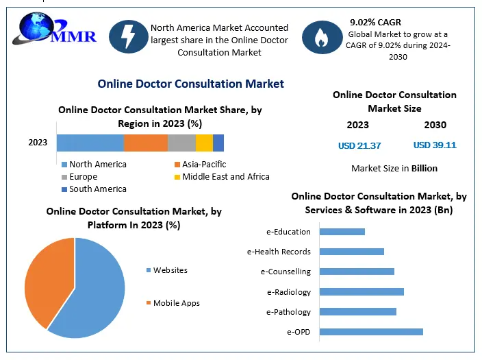 Regional and Global Perspectives on the Online Doctor Consultation Market Growth