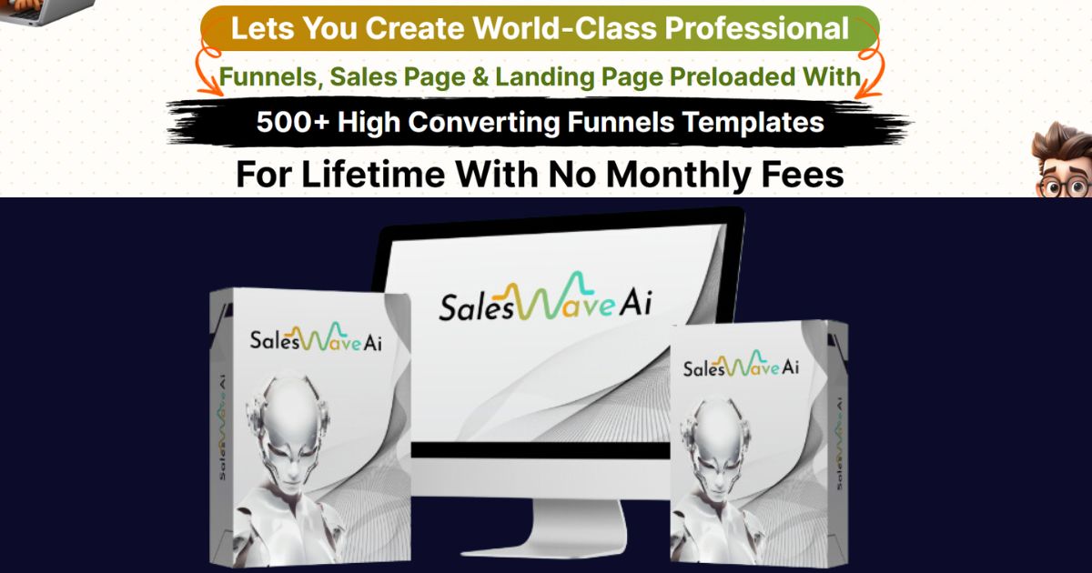 SalesWave AI Review: Create Stunning Sales Funnels in 60 Seconds