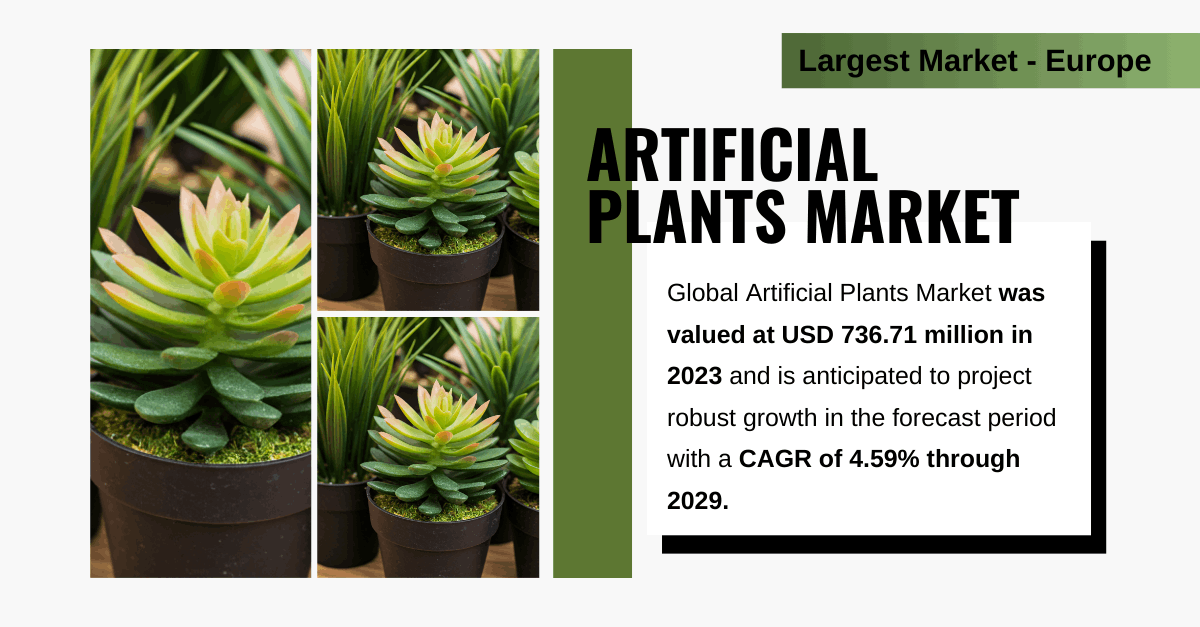 Artificial Plants Market Report [2029]: Insights on Growth, Share, and Trends
