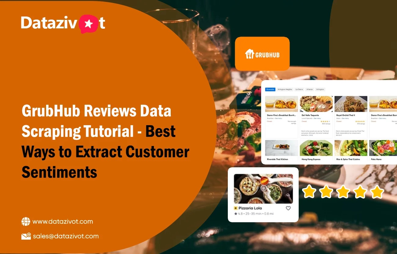 GrubHub Reviews Data Scraping : Extract Customer Insights