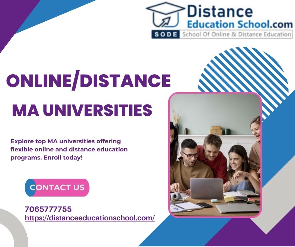 How to Pursue an MA Distance Education: A Complete Admission Guide