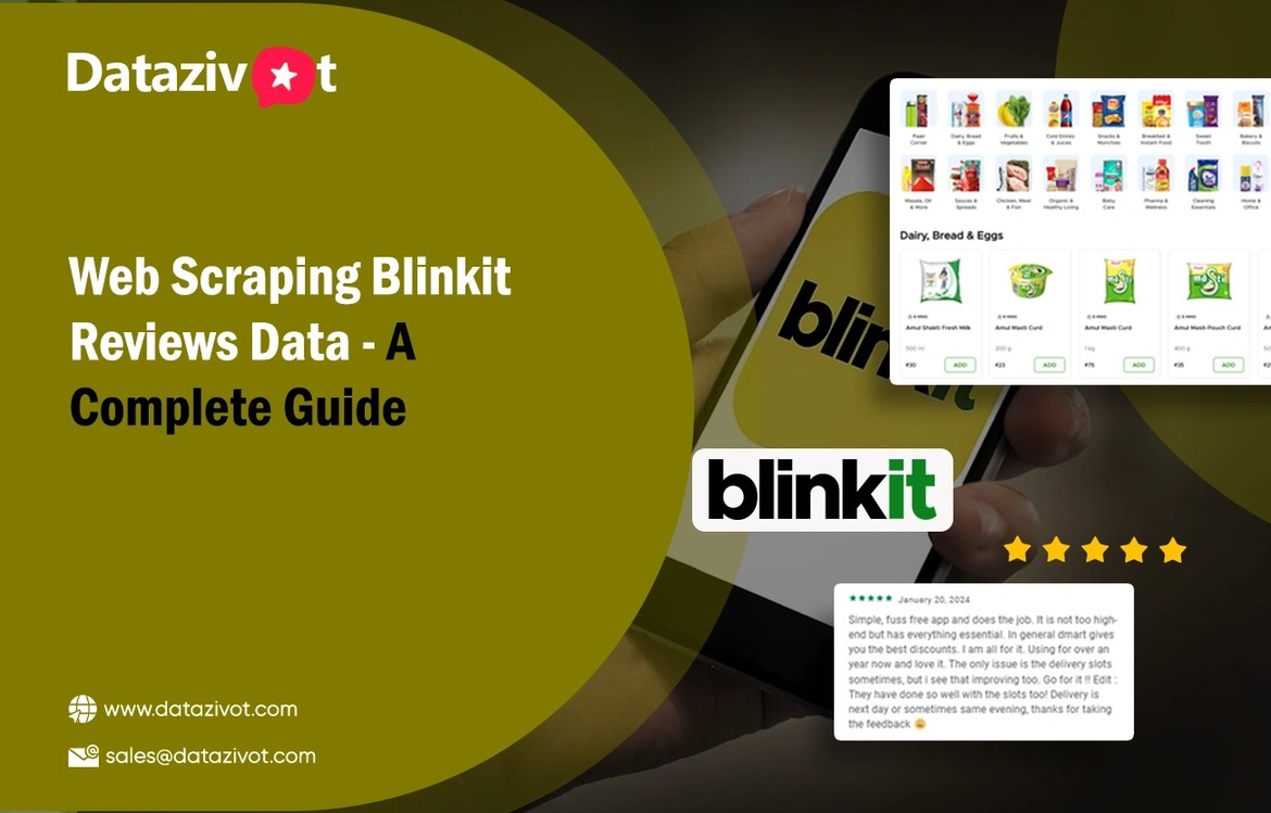 Web Scraping Blinkit Reviews Data &ndash; Full Guide