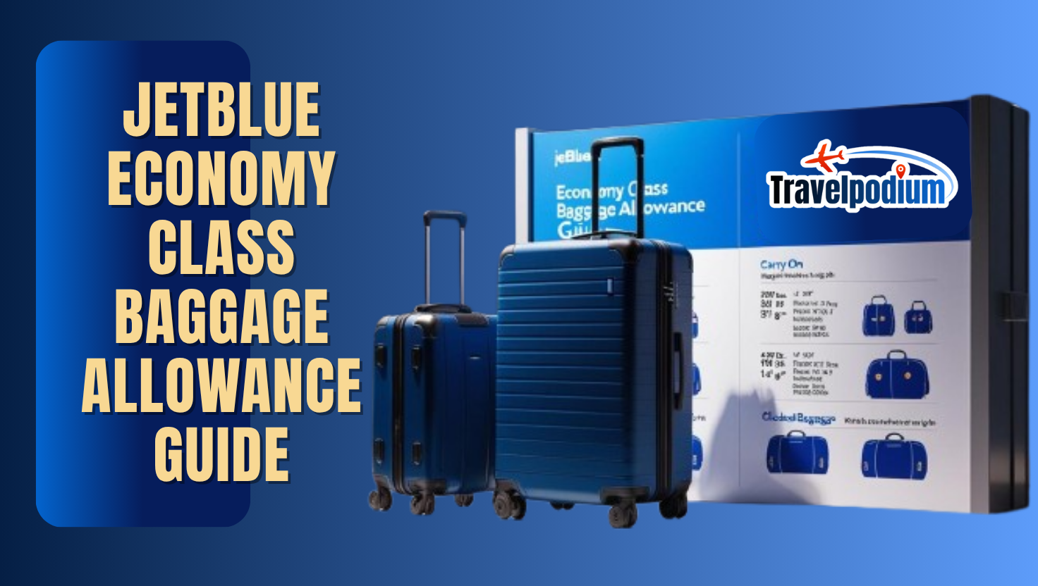 JetBlue Economy Class Baggage Allowance | travelpodium 