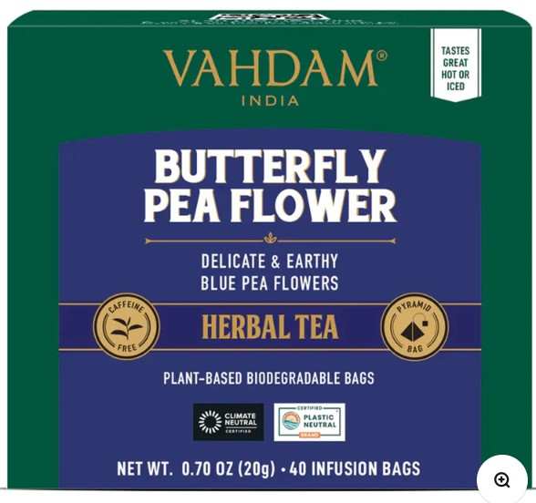 Discover the Power of Blue Pea Flower and Herbal Teas with Vahdam&reg; India