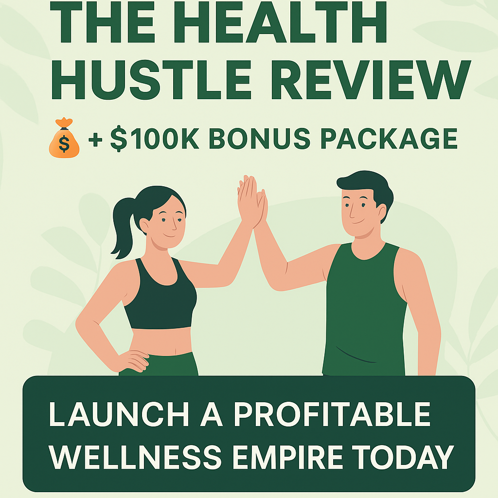The Health Hustle Review + $100K Bonus Vault &ndash; Build a Scalable Wellness Brand Today