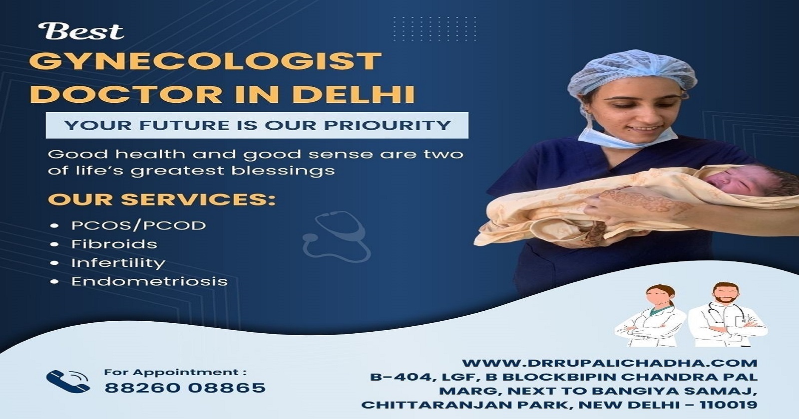 The Best Female Gynecologist in South Delhi &ndash; Safe & Experienced Care