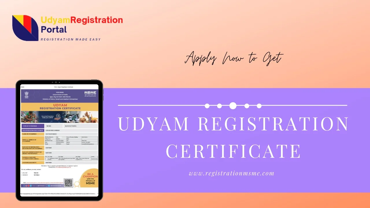 Unlocking Growth: A Simple Path to Get Your Udyam Certificate Online