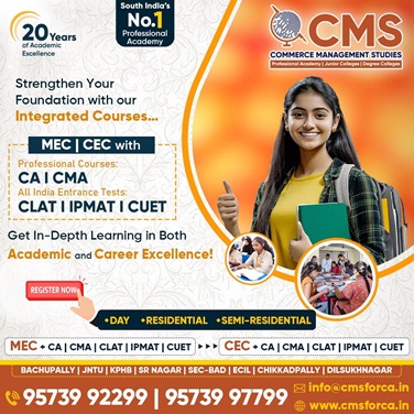 Your Road to Becoming a Chartered Accountant Begins at CMS