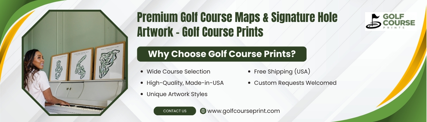 Augusta National Map & Irons &ndash; Art Meets Precision