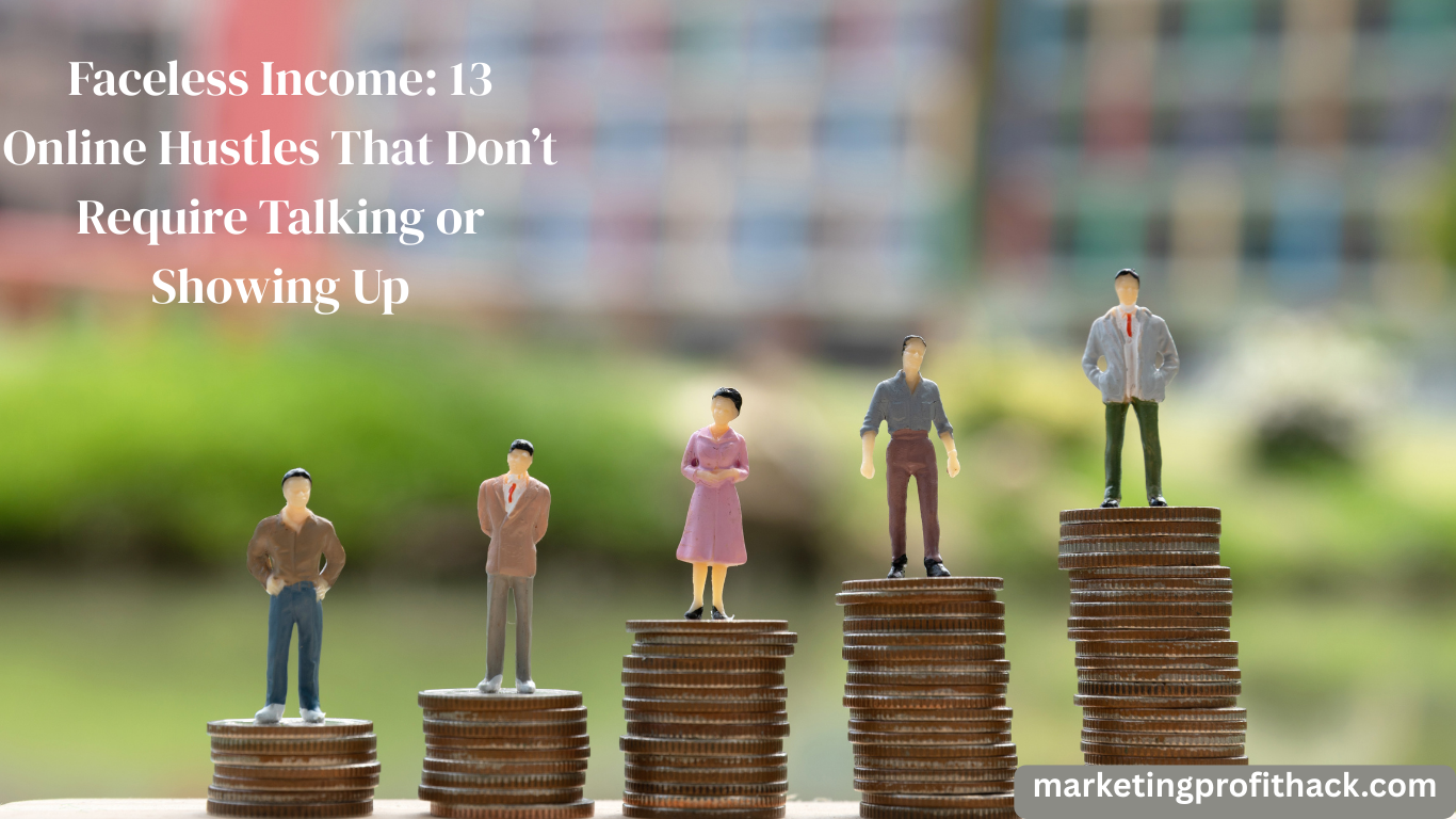 Faceless Income Ideas: 13 Profitable Online Hustles Without Showing Your Face