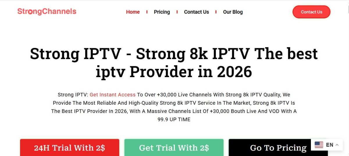StrongChannels IPTV Review 2026 – Pricing & Guide