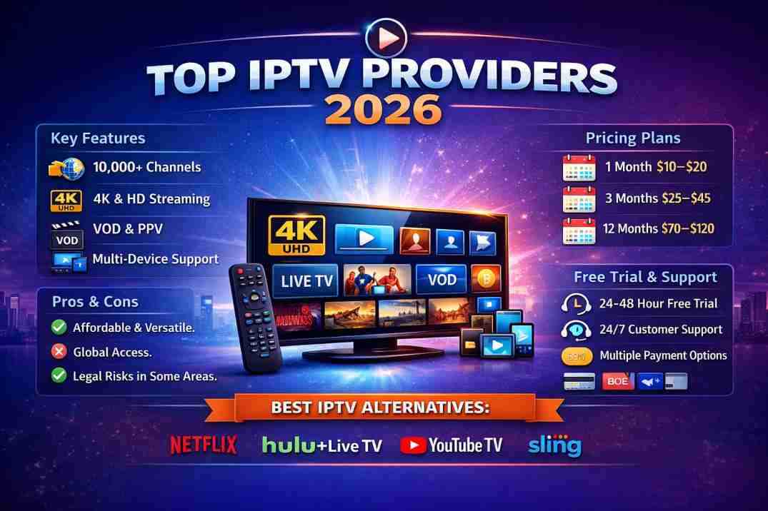 Top IPTV Providers 2026 – Best Services Reviewed