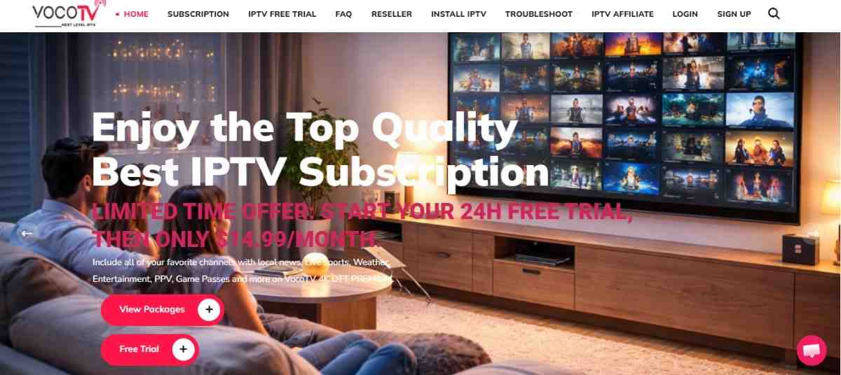 VocoTV IPTV Review 2026 – Pricing, Features & Setup