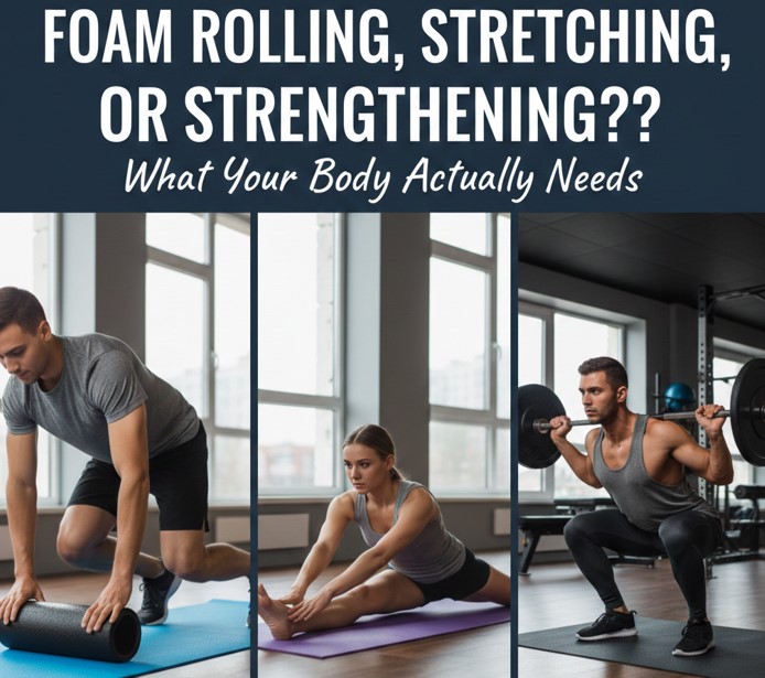 Foam Rolling, Stretching, or Strengthening What Your Body Actually Needs