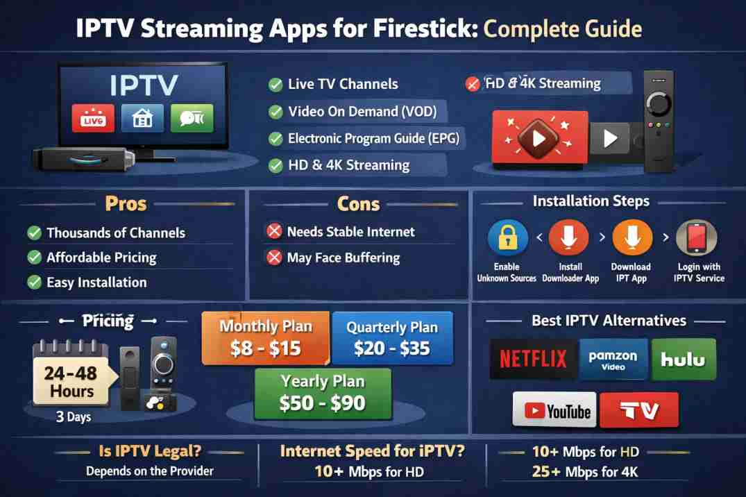 Best IPTV Streaming Apps for Firestick – Complete Guide