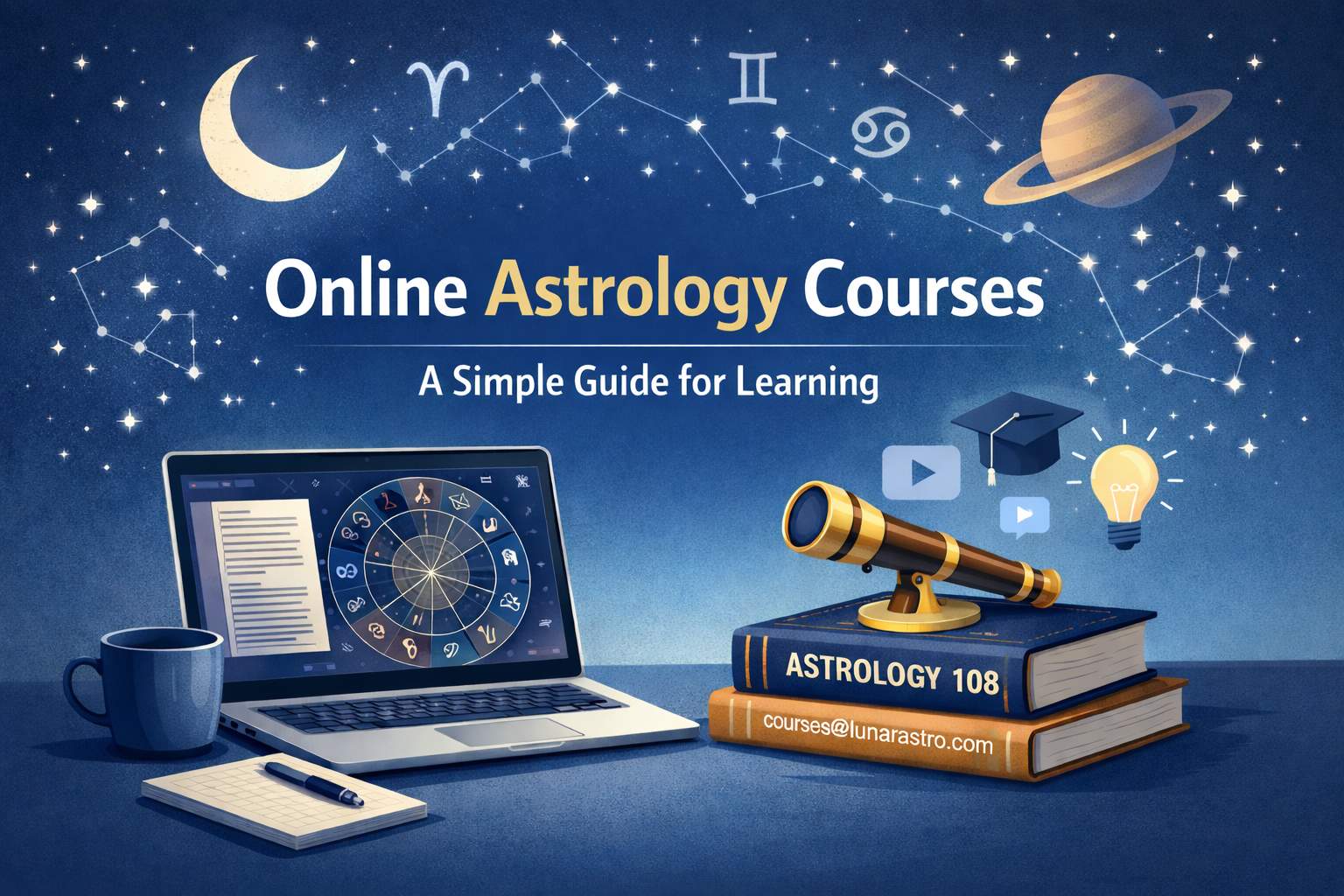 Online Astrology Courses: A Simple Guide for Learning