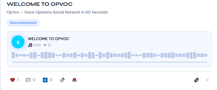 OpVoc – share you voice in social media