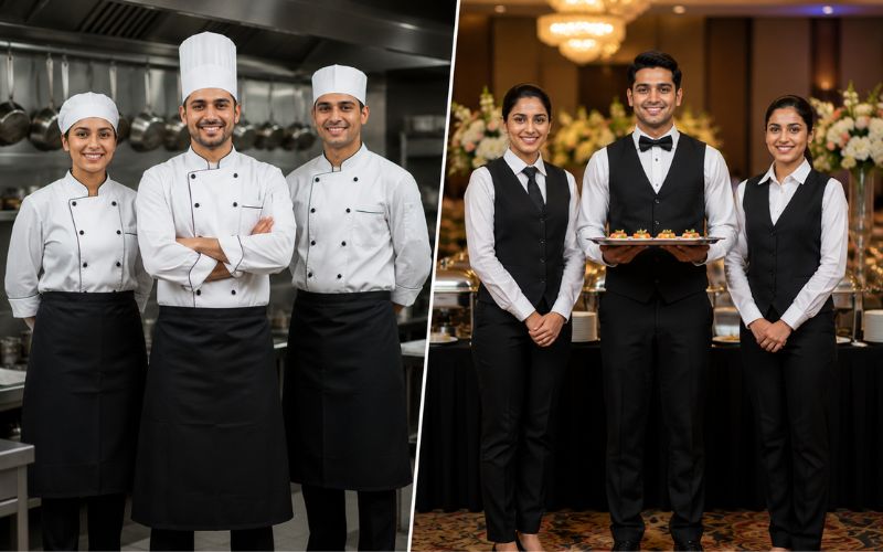 Chef vs Catering Staff Uniforms: Key Differences