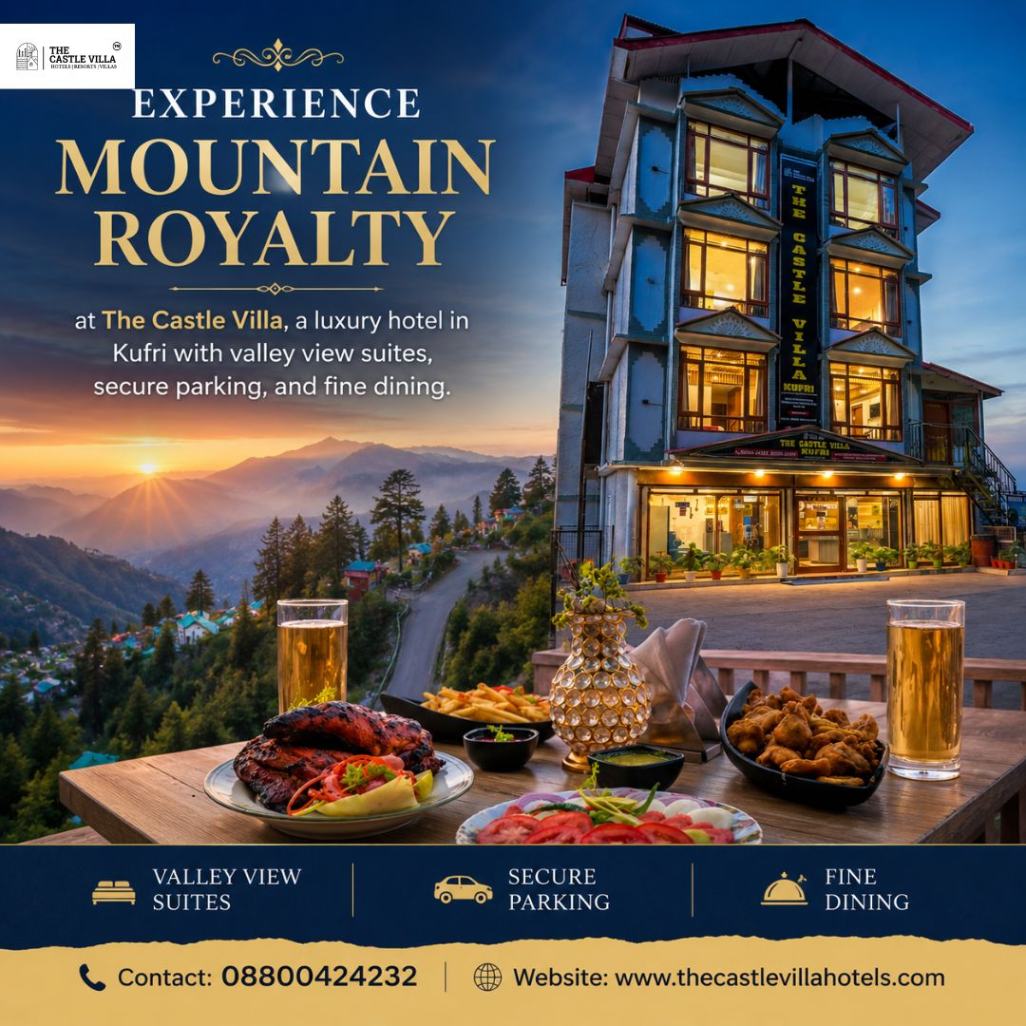 The Castle Villa Kufri – Best Hotel in Kufri for Weekend Vacation Stays