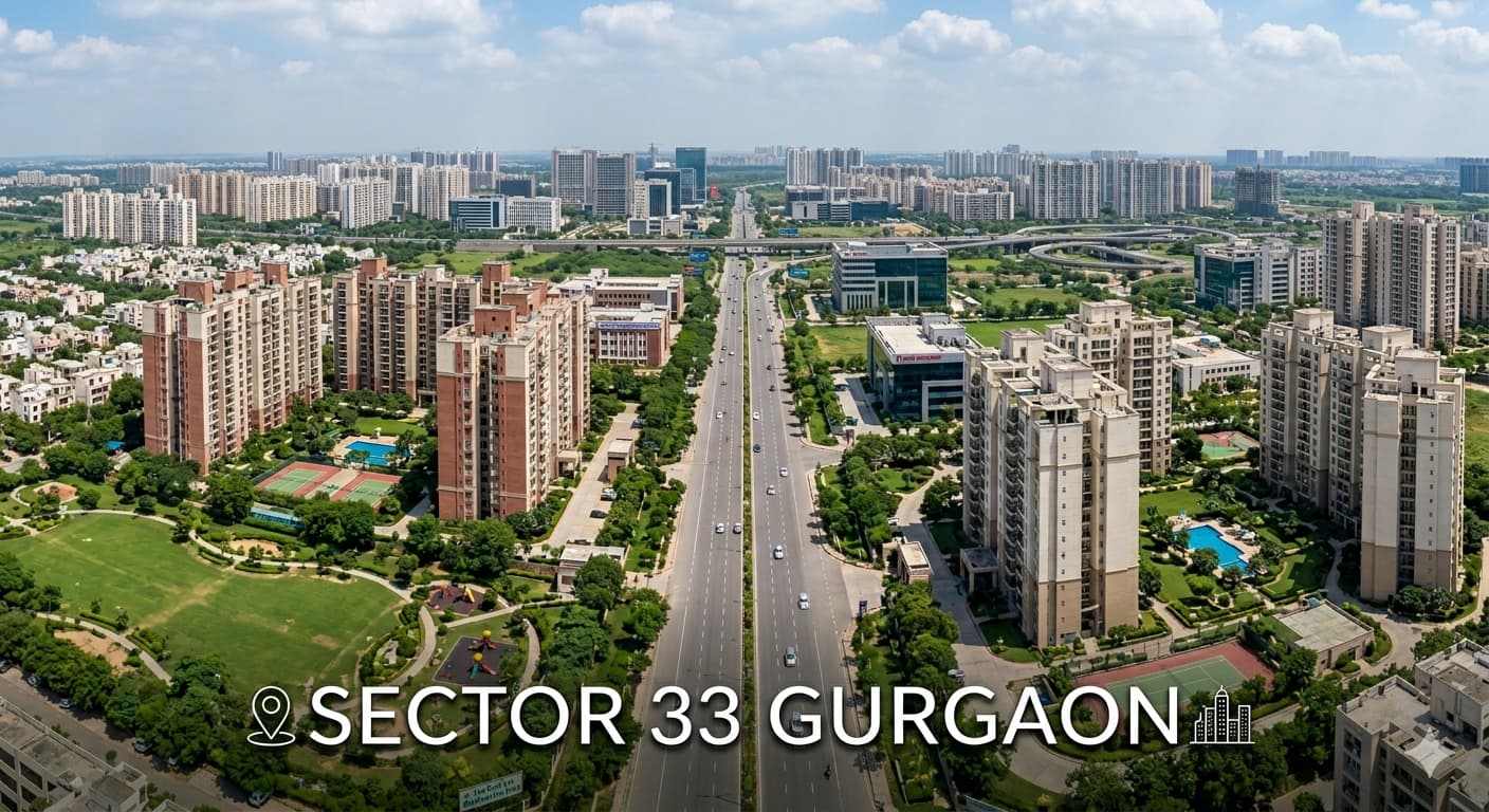 Sector 33 Gurgaon: A Centrally Connected Area With Healthcare, Connectivity and Urban Convenience