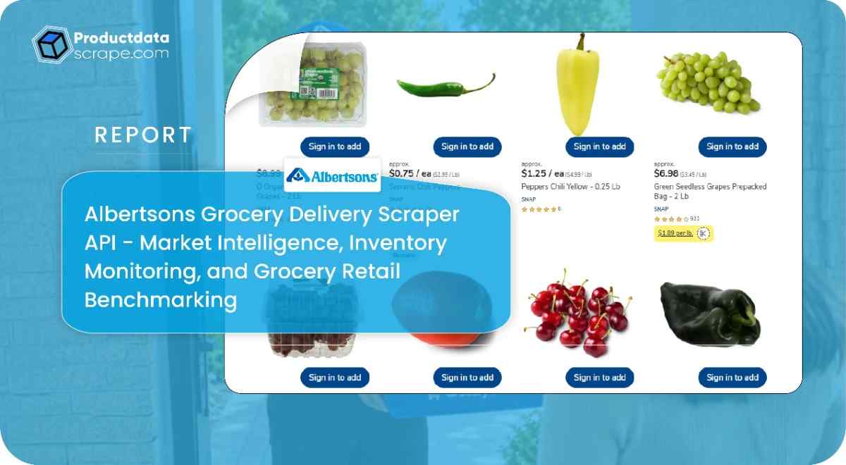 Albertsons Grocery Delivery Scraper API