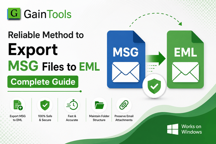 Reliable Method to Export MSG Files to EML – Complete Guide