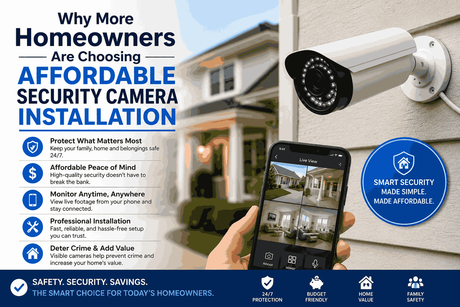 Why More Homeowners Are Choosing Affordable Security Camera Installation