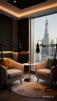 Dubai Podcast Studio Supporting Professional Media Production