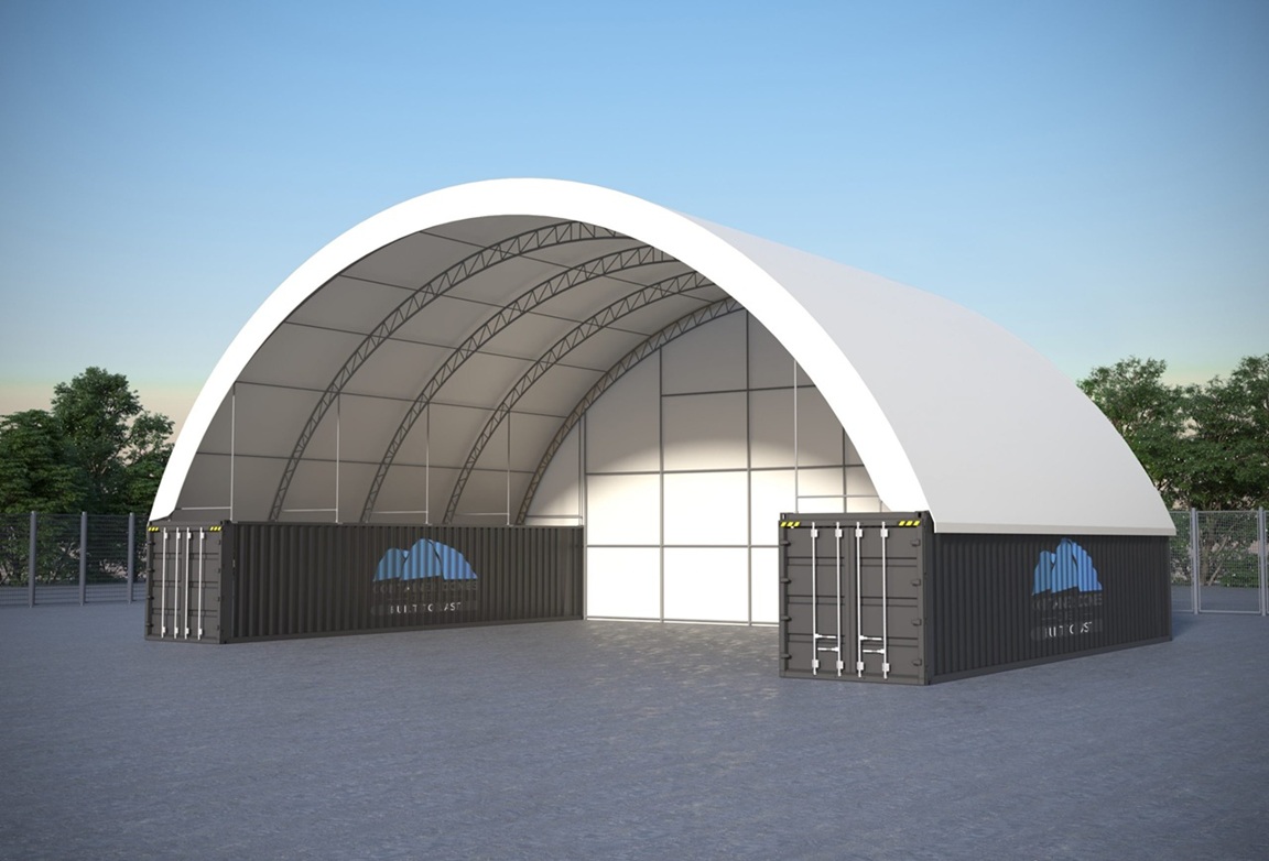 Dual Truss Container Shelter: Engineering Principles for Nordic Storage Solutions