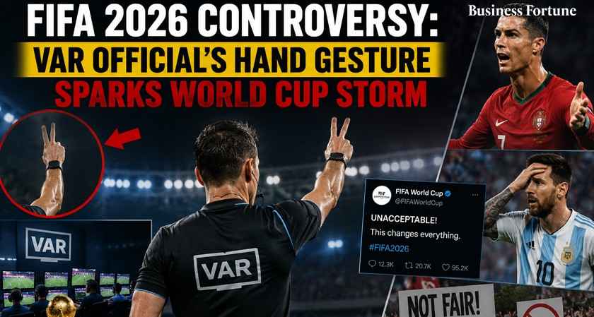 FIFA 2026 VAR Controversy Intensifies After Official’s Hand Gesture Triggers Global Debate
