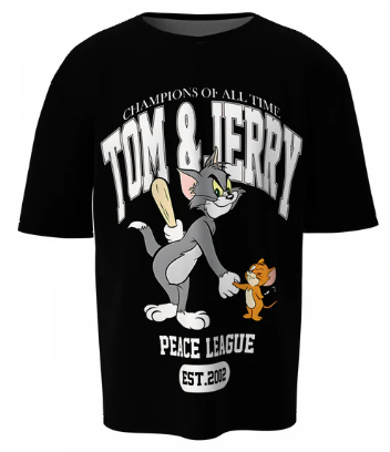 Tom and Jerry T-Shirts for Classic Cartoon Streetwear Style 