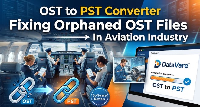 DataVare OST to PST Converter: Fixing Orphaned OST Files in Aviation Industry