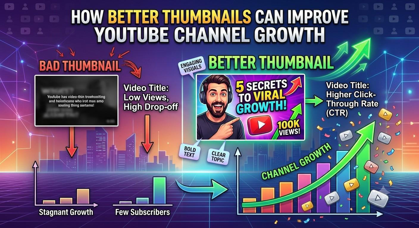 How Better Thumbnails Can Improve YouTube Channel Growth