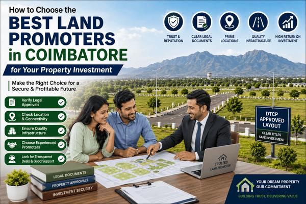 How to Choose the Best Land Promoters in Coimbatore for Your Property Investment