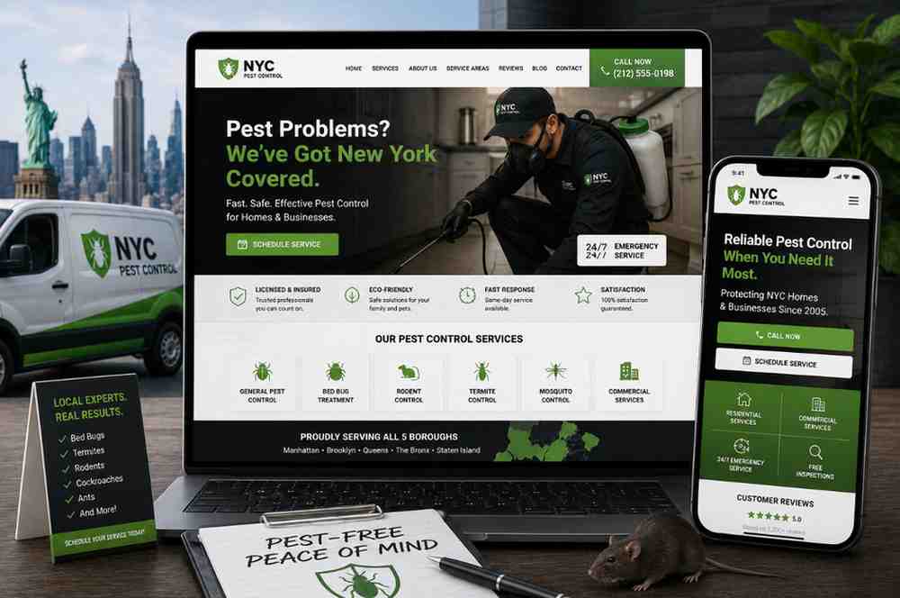 Why New York Pest Control Companies Need a Website That Generates Service Calls in 2026
