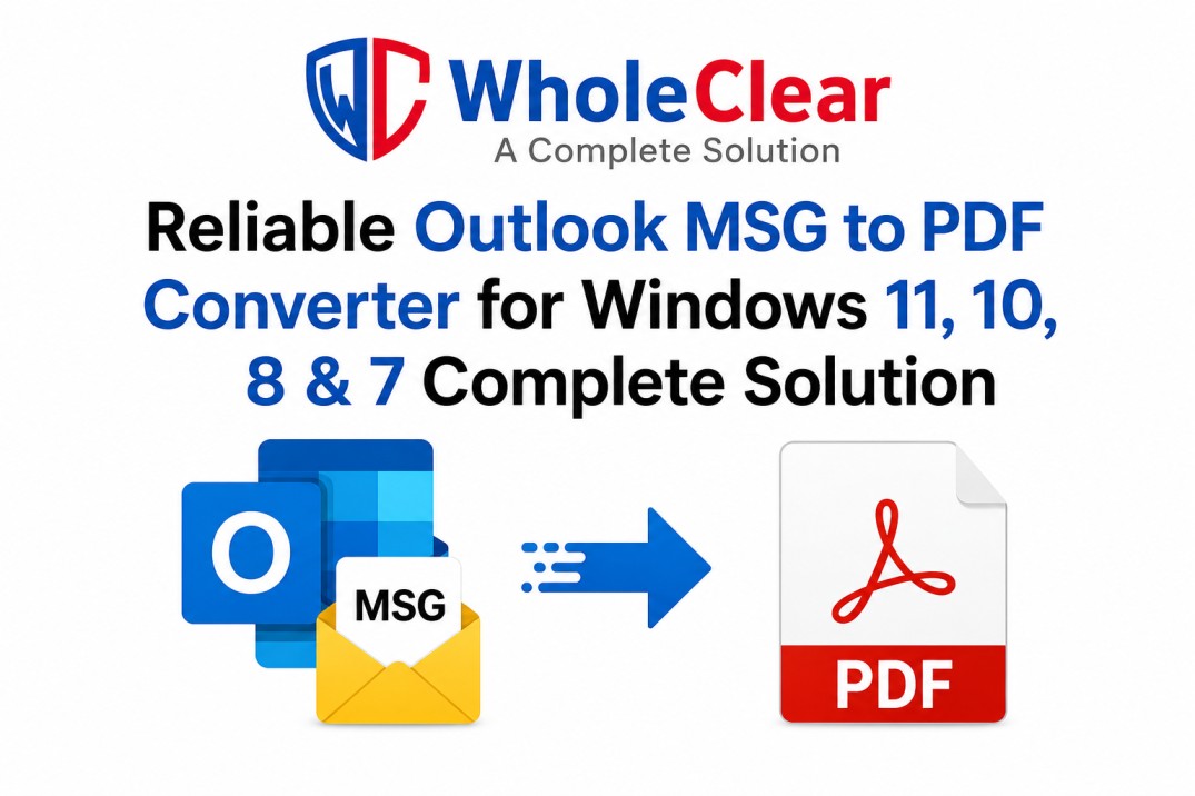 Reliable Outlook MSG to PDF Converter for Windows 11, 10, 8 & 7 Complete Solution