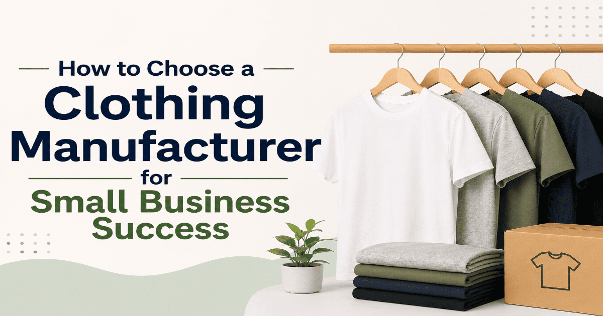 How to Choose a Clothing Manufacturer for Small Business Success