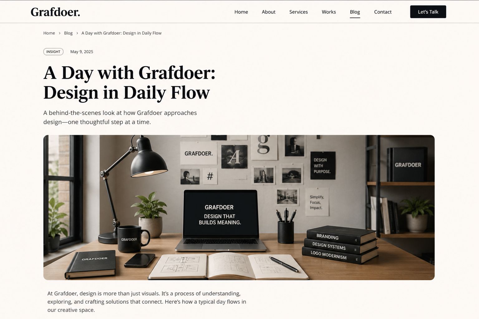 A Day with Grafdoer: Where Thoughtful Design Meets Everyday Living