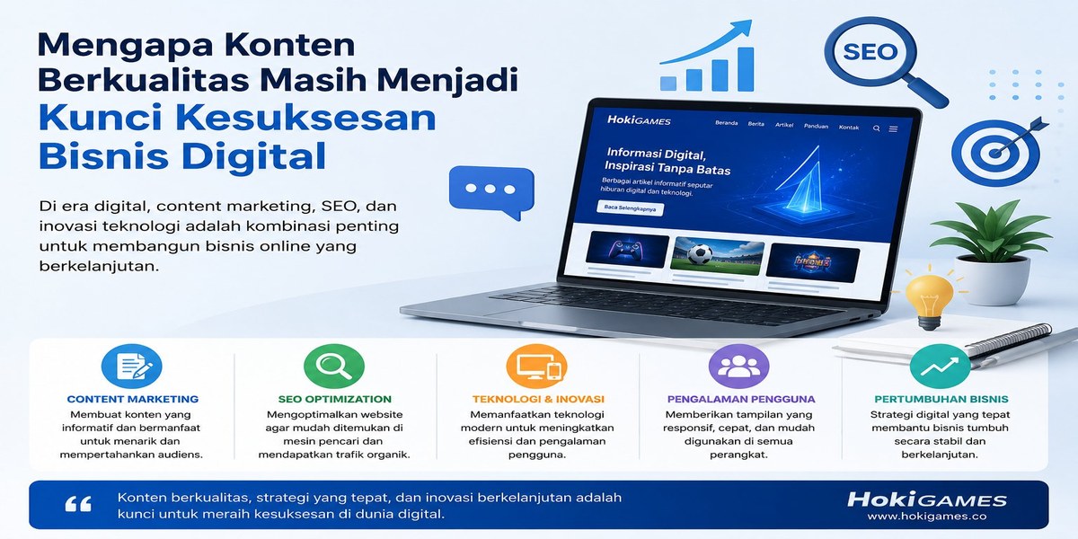 HokiGames: Platform Informasi Hiburan Digital untuk Pengguna Modern