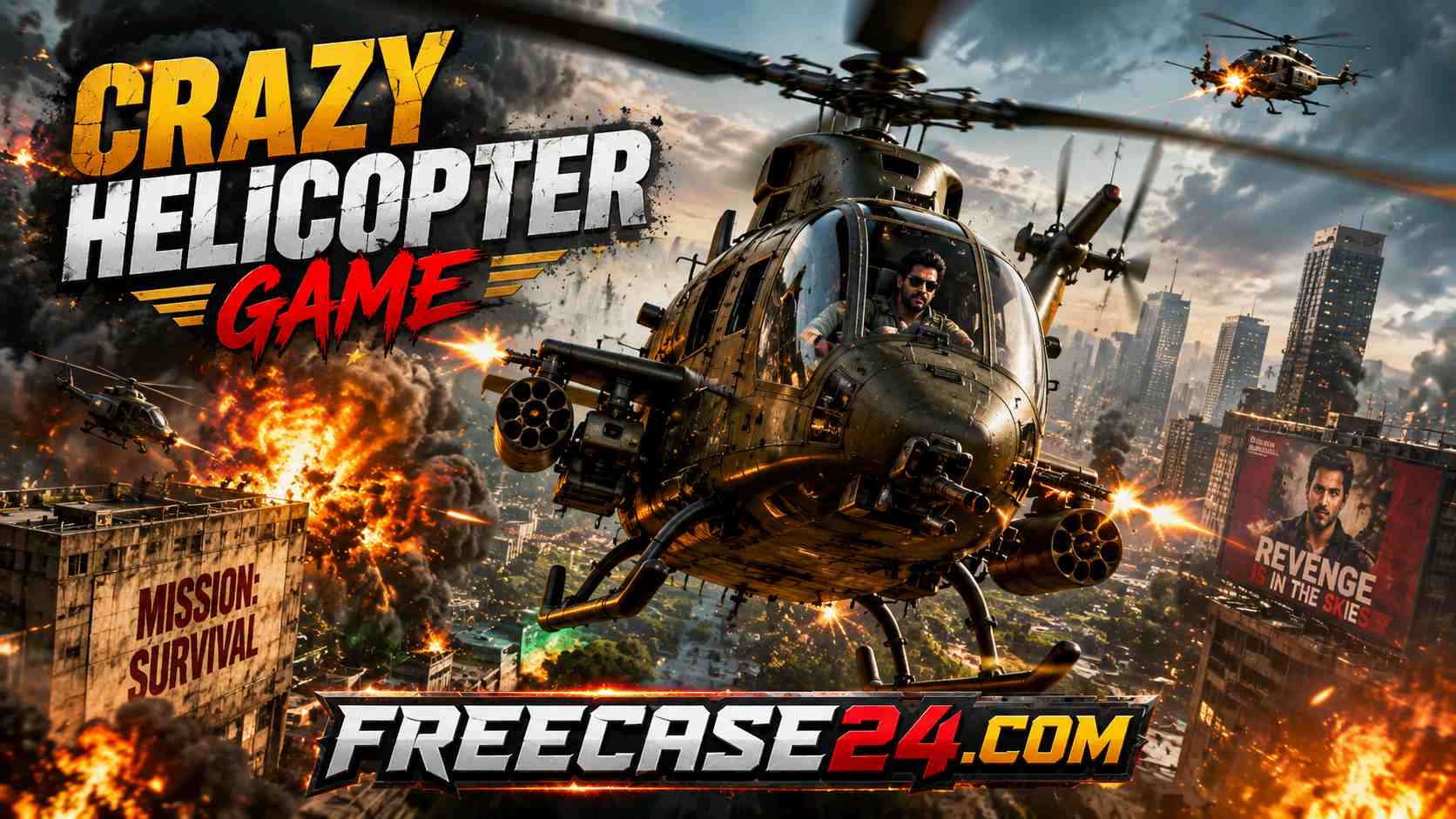 Crazy Helicopter Game Online – Play Free on Freecase24