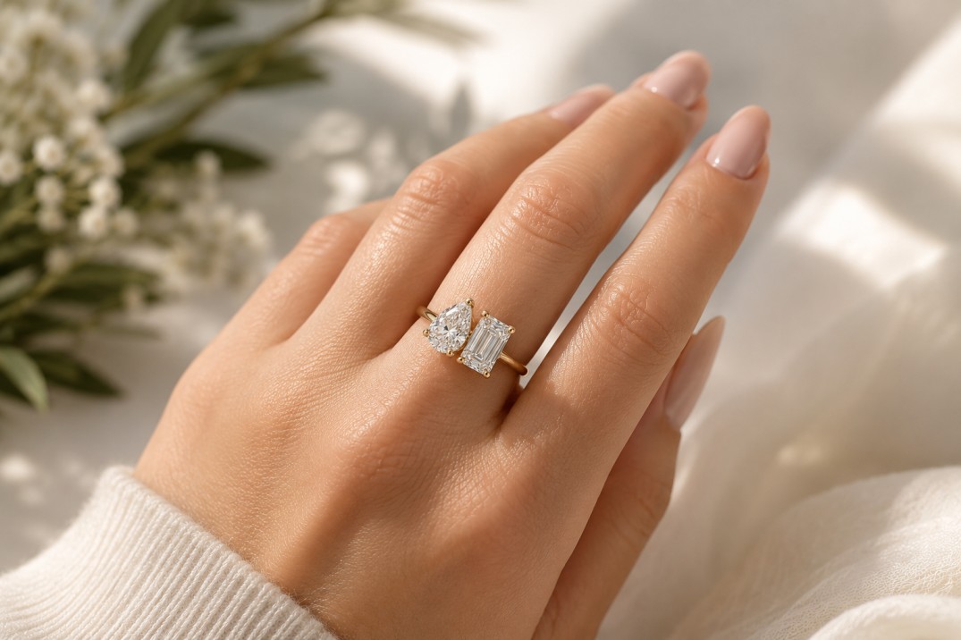Custom Toi et Moi Ring | Lab Grown Diamond Style Guide