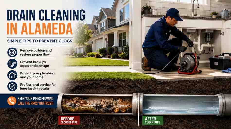 Drain Cleaning in Alameda: Simple Tips to Prevent Clogs