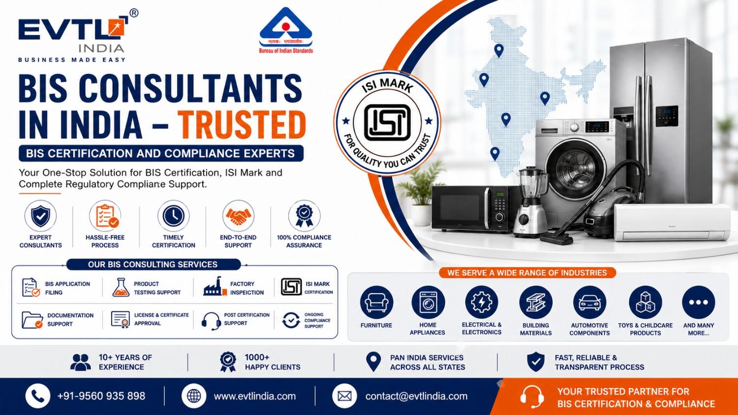 Top BIS Consultants in India: Expert Support for BIS Approval and Certification