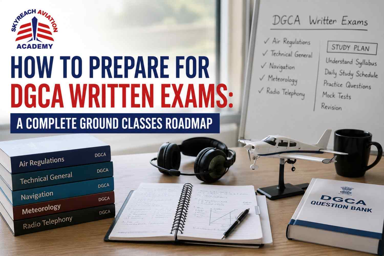 How to Prepare for DGCA Written Exams: A Complete Ground Classes Roadmap 