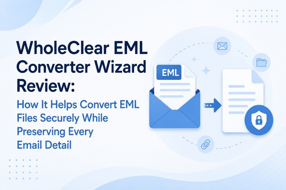 WholeClear EML Converter Wizard Review: How It Helps Convert EML Files Securely While Preserving Every Email Detail