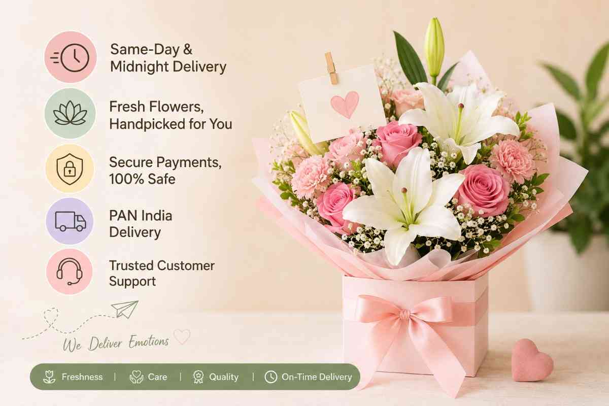 Best Online Flower Delivery in Howrah for Same-Day Flower Bouquet Delivery