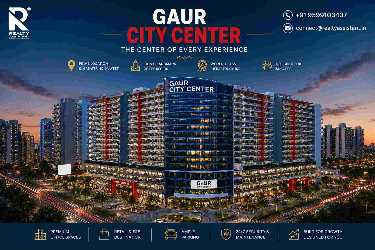 Office Space Investment at Gaur City Center: Everything Buyers Should Know