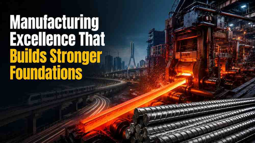 The Manufacturing Excellence Behind the No. 1 TMT Rebar in India 